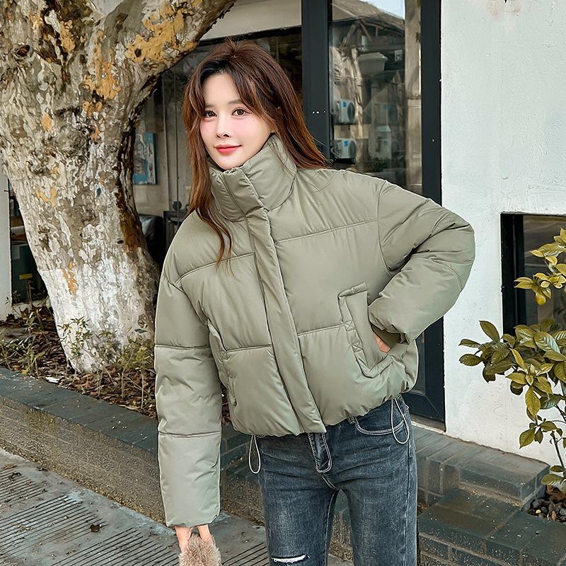 Light jacket women's new autumn and winter women's stand-up collar loose fashion coat cotton clothes women's trend