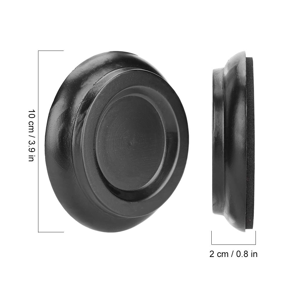 Vbestlife Piano Caster Set of EVA Mats for Upright Stress and Moisture Piano Wheel Cups Cups, 4, Pianos, Non-Slip, Anti-Vibration, Dispersion,