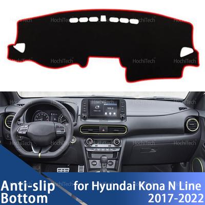 Prietaisų skydelio dangtelis Hyundai Kona N Line 2017-2022 Automobilio prietaisų skydelio dangtelis Prietaisų skydelio kilimėlis Kilimas Padas Apsauga nuo saulės Apsiaustas Pagalvėlė
