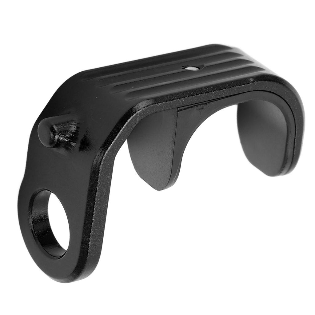 Bicycle E Shaped Buckle Aluminum Alloy Plastic Polished Lightweight Design Bicycle Hook E Buckle for BromptonBlack