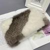 Natural Mink Fur Neck Warmer Elastic Women Winter Warm Headband Female Genuine Mink Fur Ring Scarf