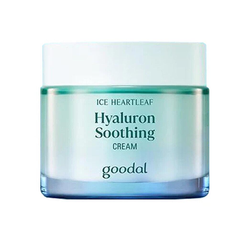 

Goodal Heartleaf Hyaluron Soothing Cream 75 мл, успокаивающий, смягчающий, увлажняющий, корейская косметика, Kbeauty, образец