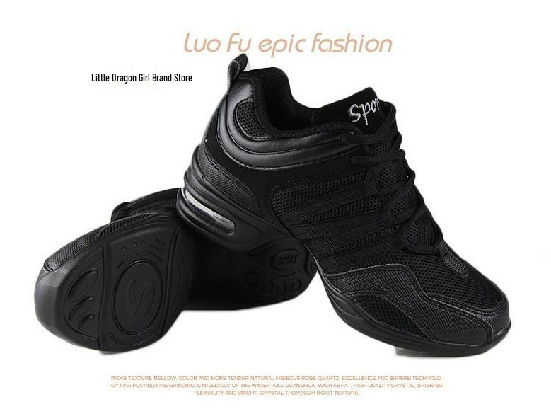 

Women s Mesh Dance Shoes with Soft Sole and Modern Square Dance Design 36