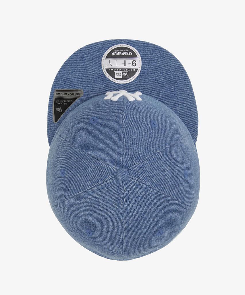 NEW ERA Mlb New York Yankees Denim Basic Retro Crown Strapback Blue