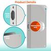 Stainless Steel Door Lock Reinforcement Plate Single Bore Hole Door Lock Plate for 1-3/8In Thick Doors Enduring