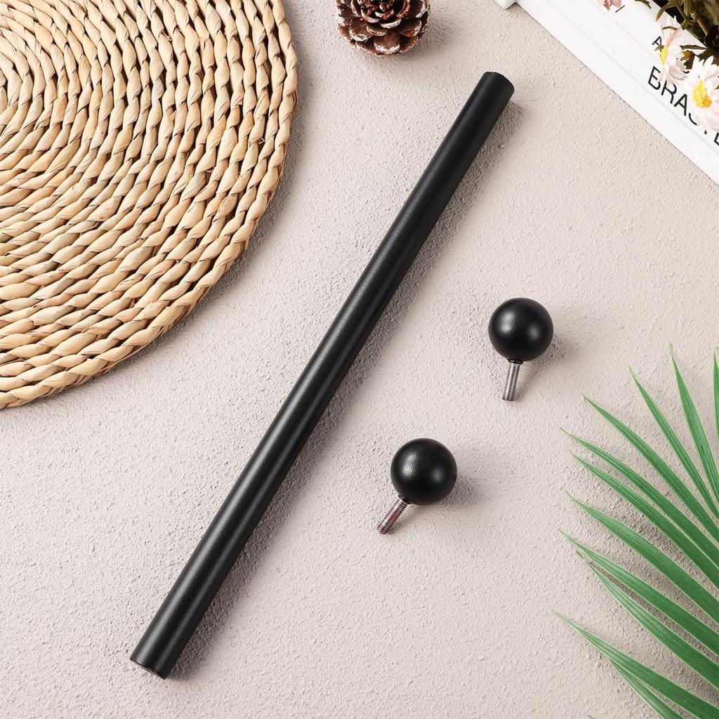 Gadpiparty Lamp Post Cross Arm Ladder Frame Threaded Metal Ball Pole Lamps Cross Handle Lamp Post Arm Rest Lamppost Light Fixture Replacement Ladder