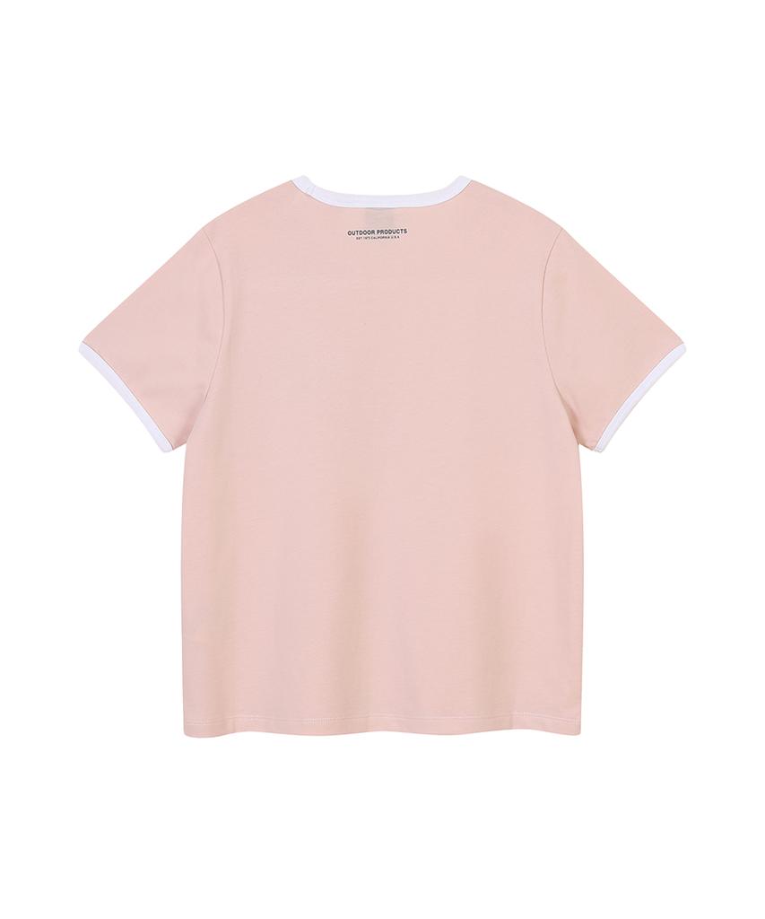 OUTDOOR PRODUCTS W Leisure Travel Half Sleeves (Indie Pink)