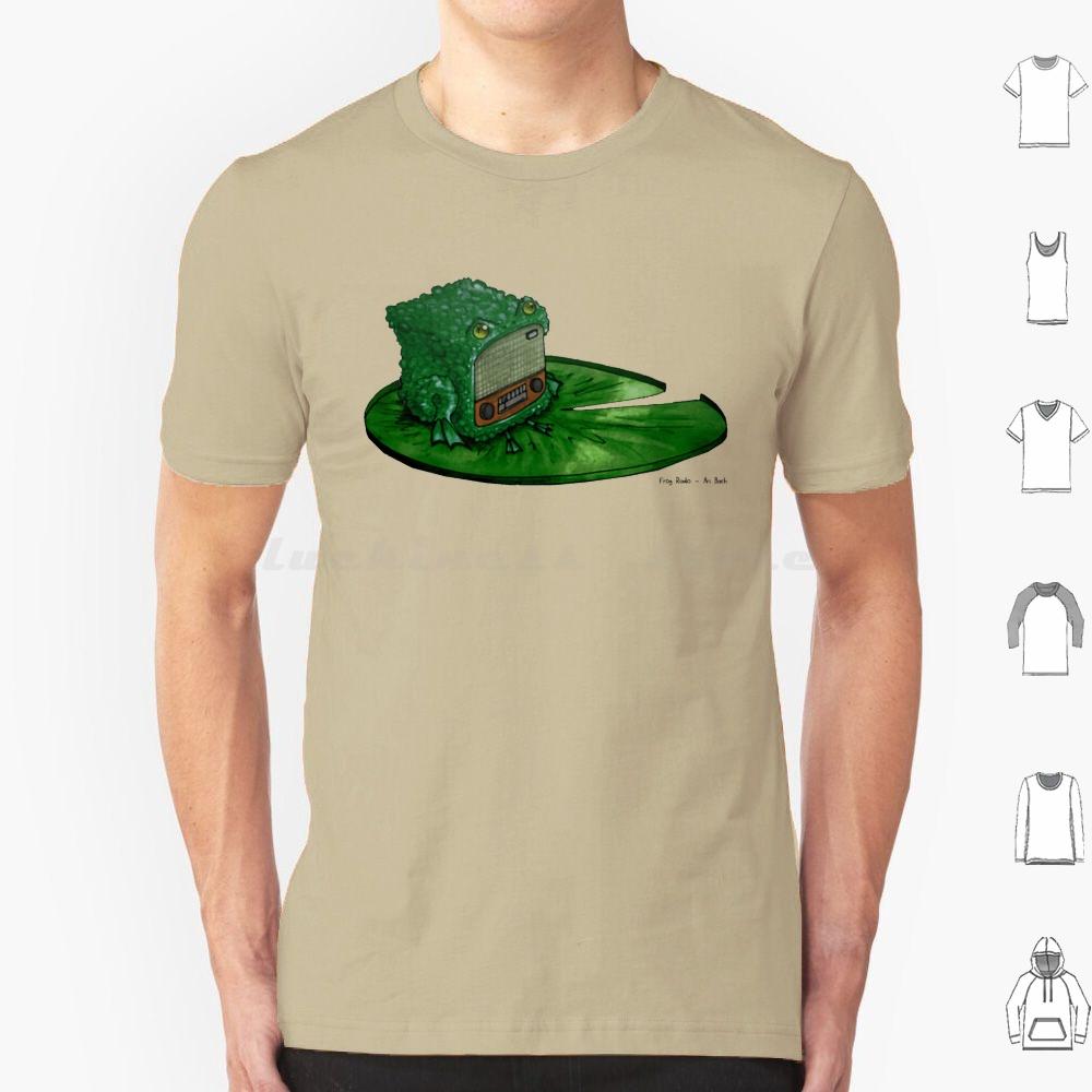 

Frog Radio T Shirt 6xl Cotton Cool Tee Frog Radio Frog Radio Lily Amphibian Amphibians Frogs Surreal Surrealism Surrealist Ari S