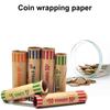 10Pcs Preformed Coin Wrappers Assorted Color-Coded Rolls Quarters Pennies for Banks Retail Stores Coin Exchanges