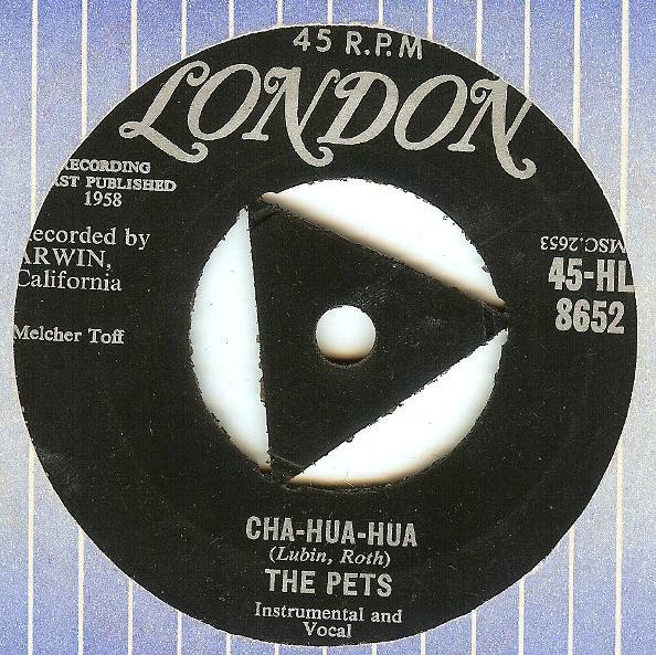 7inch Record PETS (9) - Cha-Hua-Hua 45HL8652 London Records 1958 UK Rock Used