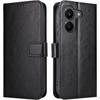 Flip Case for Xiaomi Poco X8 Pro, Crazy Horse Wallet, Black