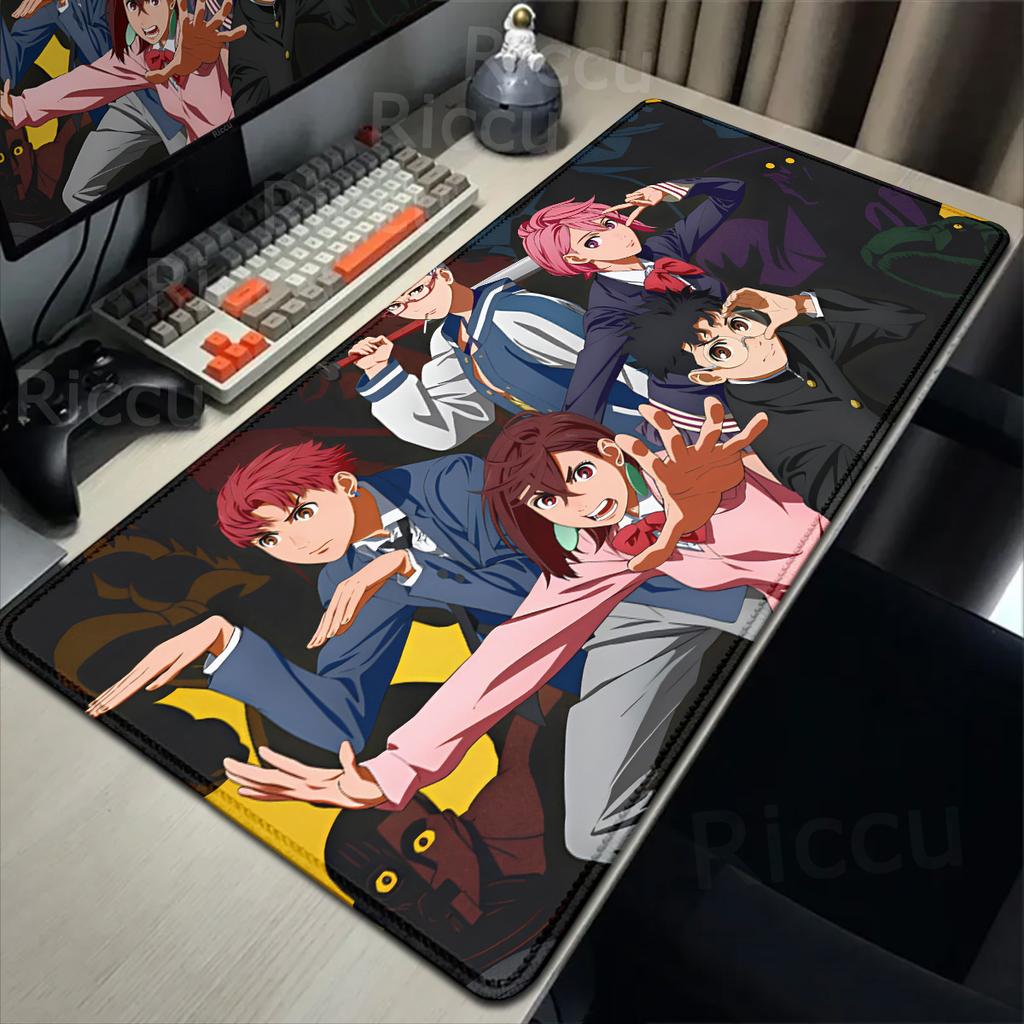 40x90cm Big Mousepad PC Keyboard Non-slip Deskmat Anime Dandadan Mice Pad Ayase Momo Takakura Ken Seiko Manga Office Accessories
