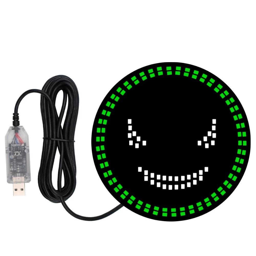 Car Devil's Eye LED Decorative Light Strips Rear Window Warning Light Devil Eye Atmosphere Lamps Car Decoration Accessories