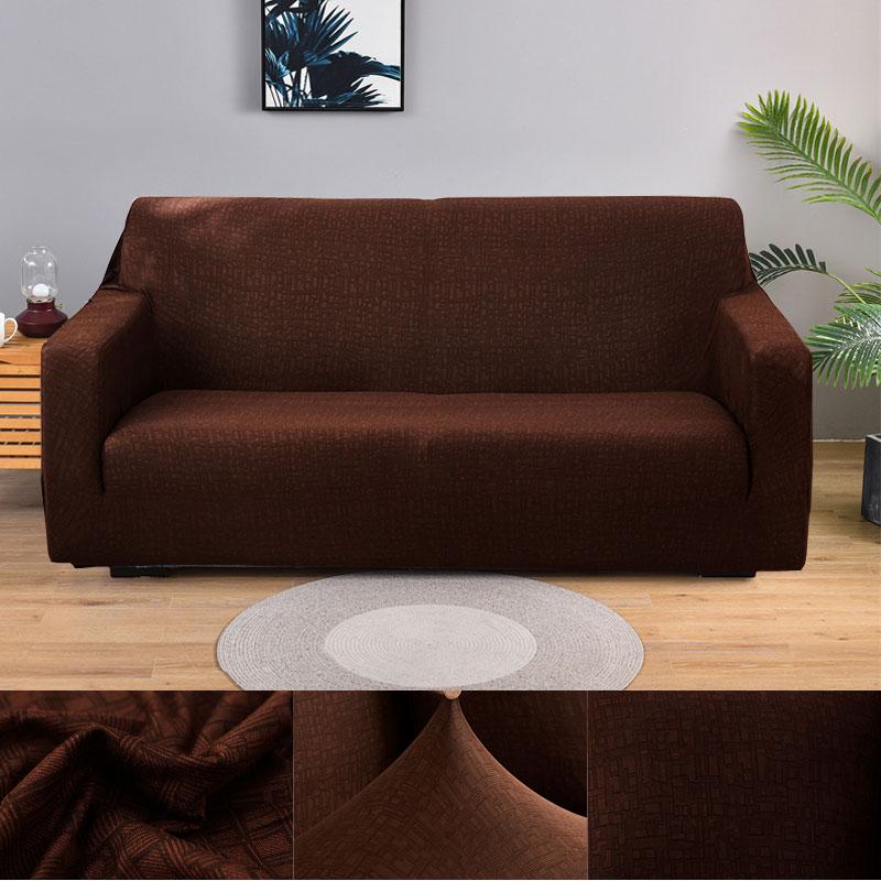 1/2/3/4 Sitzer Schnurdruck Sofabezug Stretch Ecksofa-Abdeckungen L-förmige Sofabezüge Schutzbezug für Bänke Dünner Stoff Small(90-140cm) 1pc