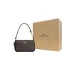 COACH Nolita PVC With Skin Shoulder Bag, Pochette, Handheld Handbag, Shoulder Bag Small Women's Brown CS442-IMAA8