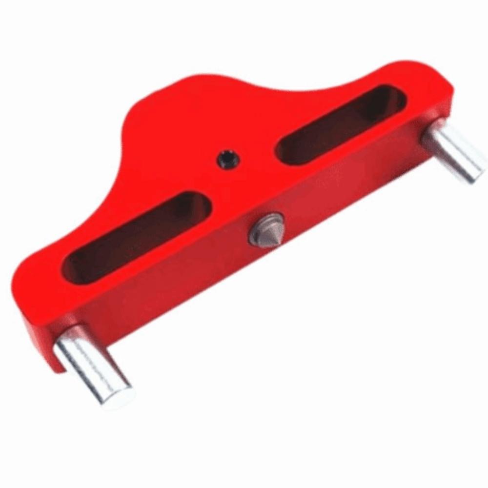 Aluminiumlegierung Mittelpunktfinder Genaue Skala Hohe Genauigkeit Ausrichtung Mittelpunktfinder 95mm Größe Einfach zu bedienen Markierungswerkzeug Messung