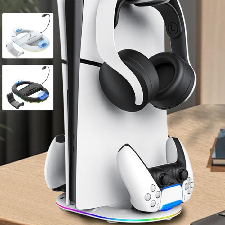 Multifunction Charging Dock with Light Multifunction charges Stand ABS Charging Station Simple Installation for P5 Slim