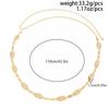 Geometric Waist Chain Oval-shaped Belly Chains Fashion Women Body Chain  Jewelry Gifts
