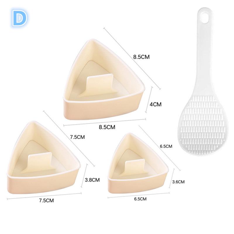 Formička na onigiri Domácí kuchyň Kuchyňské náčiní Pro kuchyň 4-5ks Sada Lis na sushi Pohodlné DIY Bento příslušenství Rýžové koule