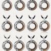 Necklace Male Mouse Pendant Fashion Hip Hop Personality Simple Obsidian