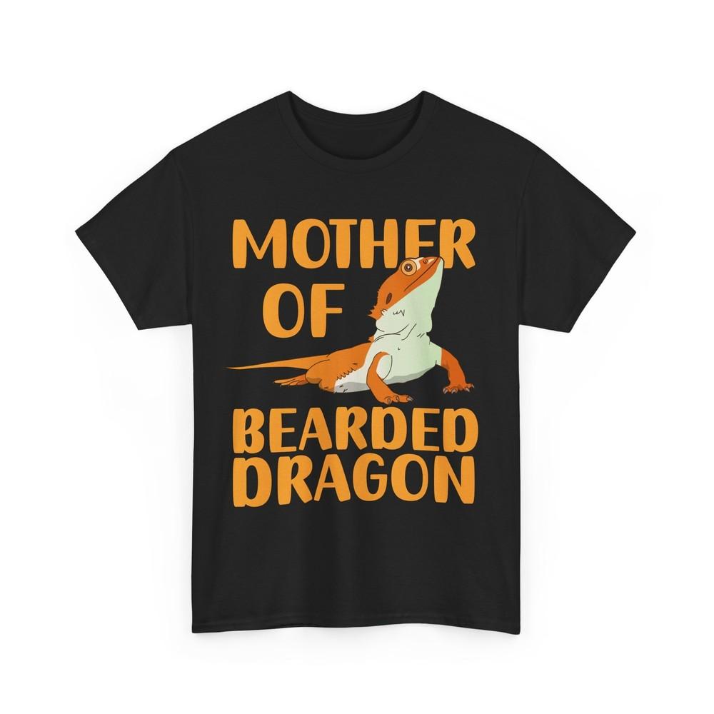

Mother of Bearded Dragon Shirt, Bearded Dragon Lizard Lovers Women Mom Shirt 4XL