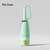 New Macaron Color Five-Fold Ultra-Light Sun Protection Compact Mini Umbrella with Buckle Handle