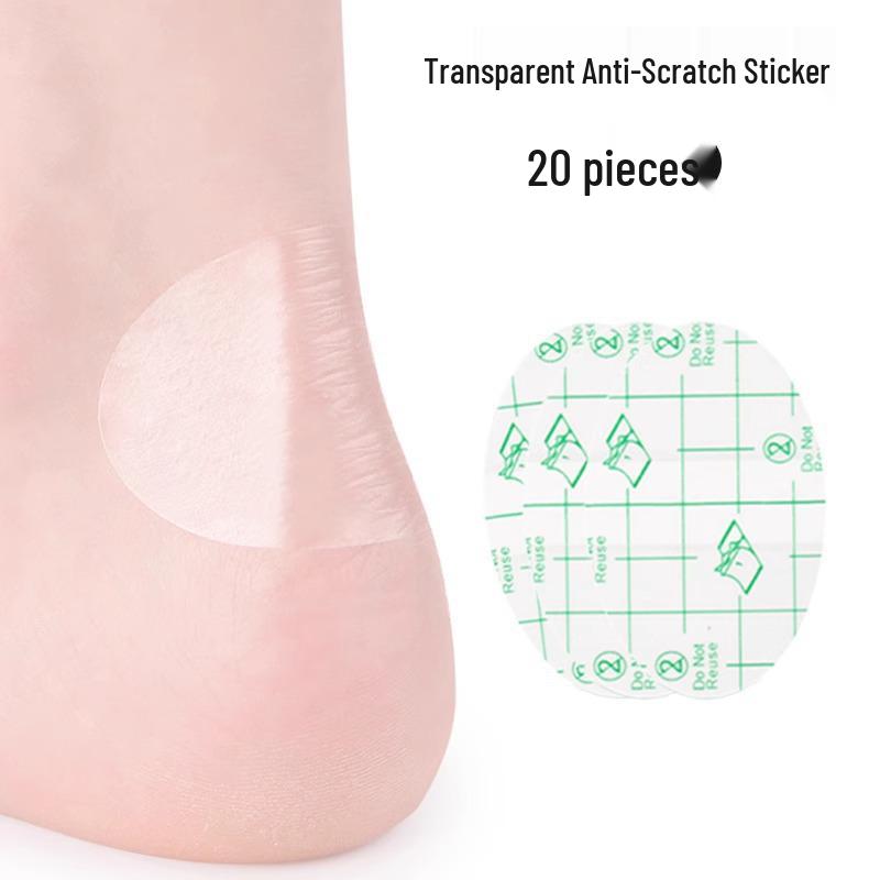 Transparent Anti-Friction Heel Stickers for Men and Women – Protects Ankles