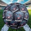 Custom Name Personalized Atletico Madrid Print Size 5 Soccer Ball Training & Match Football, for Team, Kicking, Gift for Football Enthusiasts