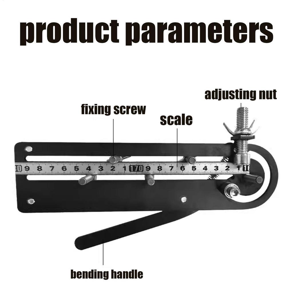 Manual wire bending machine Iron and copper wire bending tools Manual Heavy Duty Precision Flat Bar Bender Electrical Tools