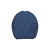 Anta Cartoon Embroidered Fleece Warm Round Neck Sports Sweatshirt Men Sweatshirt Deep-Abyss-Blue 952148708W-3