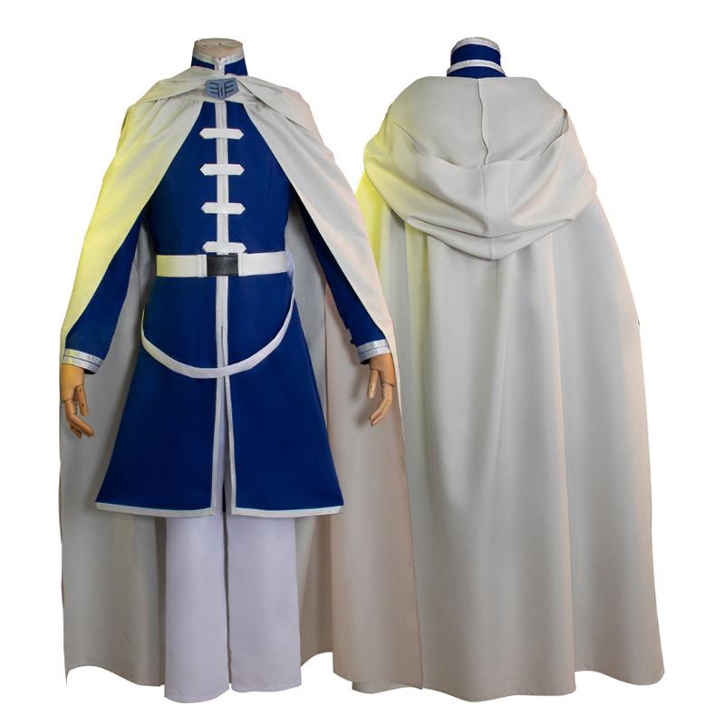 Anime Sousou No Frieren Himmel Cosplay Costume Men Combat Uniform Halloween Carnival Suit Full Set With Cloak