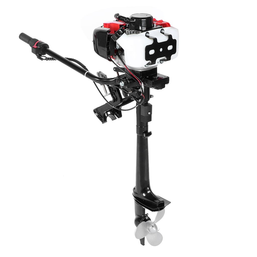 Outboard Motor 2 Stroke 3.6HP Heavy Duty Boat Engine with Air Cooling System for Sailboat Yacht