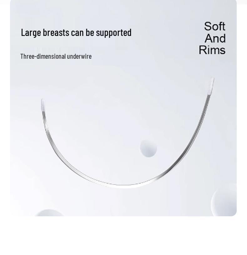 European & American Plus Size Anti-Sagging Mesh Lingerie Bra for Large Busts