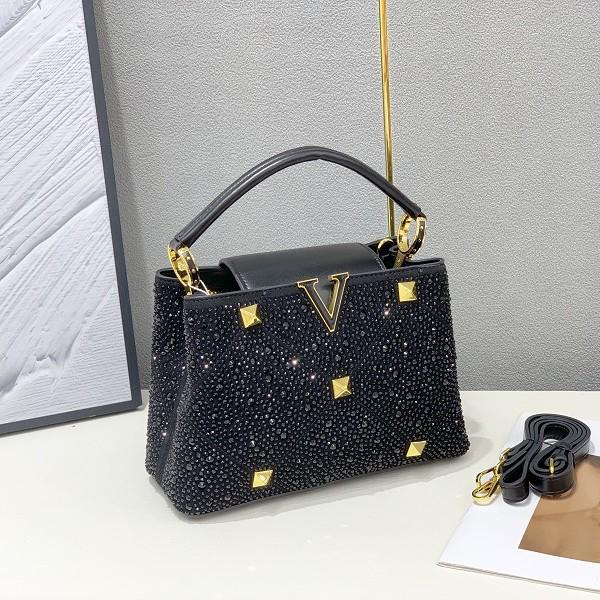 2024 Rhinestone Studded Women's Crossbody Handbag – Bright, Versatile, European & American Style