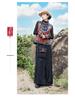 2025 Spring Ethnic Sleeveless Embroidered Cardigan Vest with Frog Buttons and Stand Collar for Women