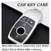 TPU for Mercedes Benz E Class GLC CLA W222 W223 W212 W204 AMG 4 Button Remote Car Key Case Cover Holder Accessories