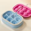 2PCS Dust Lid Bar Ice Ball Maker Silicone Ice Sphere Mold Refrigerator Ice Ball Mold  Freezer
