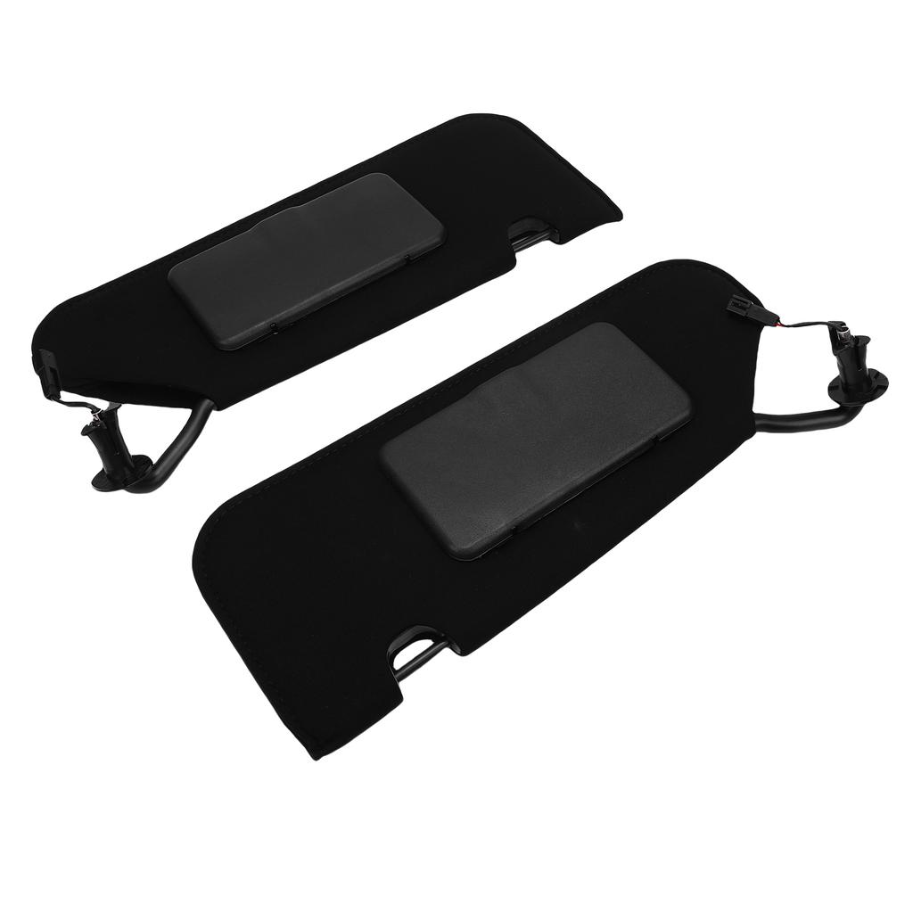 2 Stück Auto Sonnenblende mit Spiegel 23142245 Rechte Beifahrerseite Linke Fahrerseite Sonnenblende Schminkspiegel Sonnenschutz