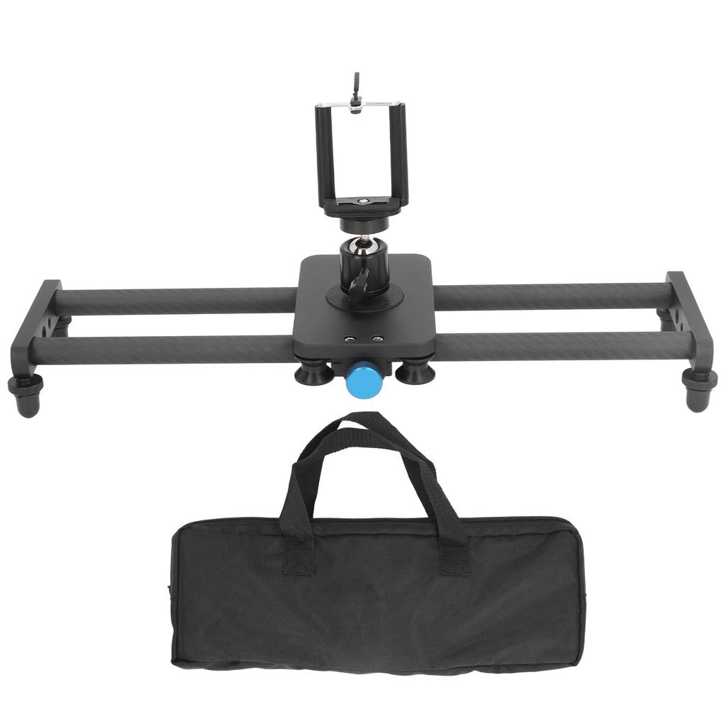 16in 40cm Kameraskinner Karbonfiber Dolly Skinneslider for DSLR-kamera Videokamera Telefon Maks