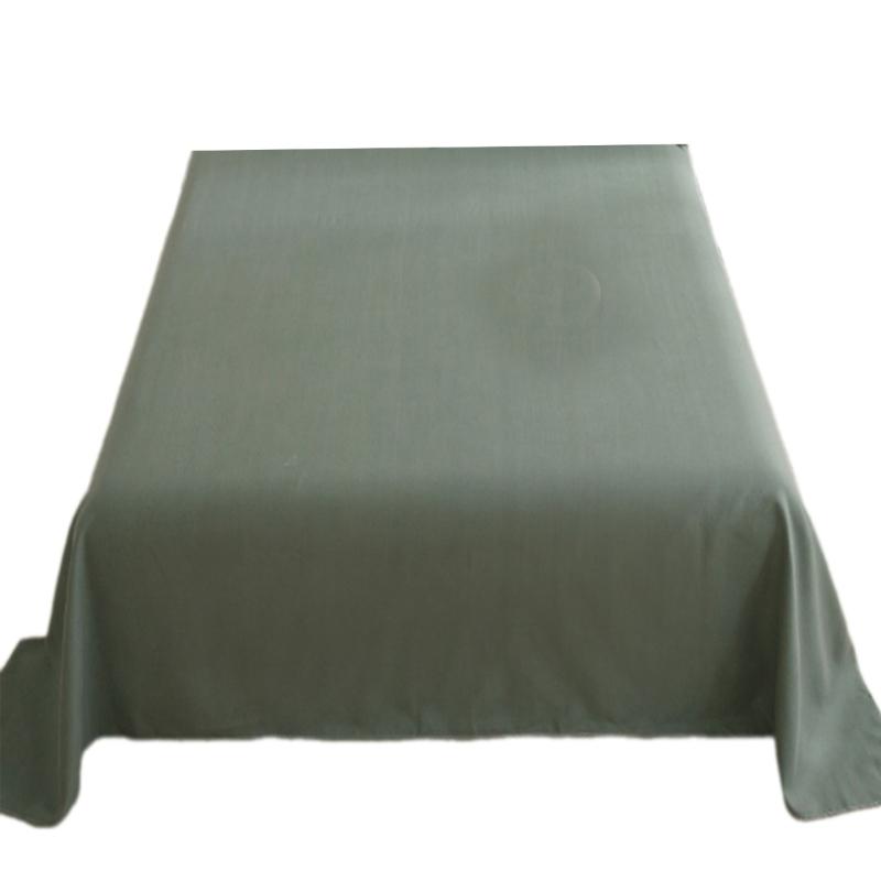 Single Complete Sheet Soft and Breathable Various Size Bedspread for Bedrooms Guest Room Students Dorm Bedding Sheets
