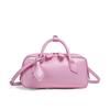 OL retro simple portable Boston bag women's autumn high-end sense popular fashion commuter shoulder messenger bag
