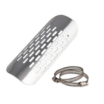 1 sada chráničů potrubí tlumiče výfuku motocyklů pro motocykly Harley Chopper Cruiser Vysoce kvalitní kryt tepelného štítu pro motocykly z černého kovu