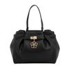 Clessus Polsa Black 2-Way Handbag, Women's,