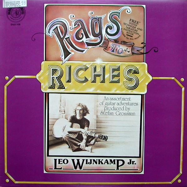 

LP Record LEO WIJNKAMP JR. Rags To Riches SNKF108 Kicking Mule Re 1975 UK CountryFolk Used