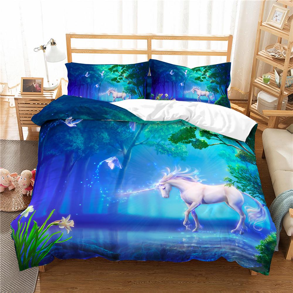unicorn double bedding
