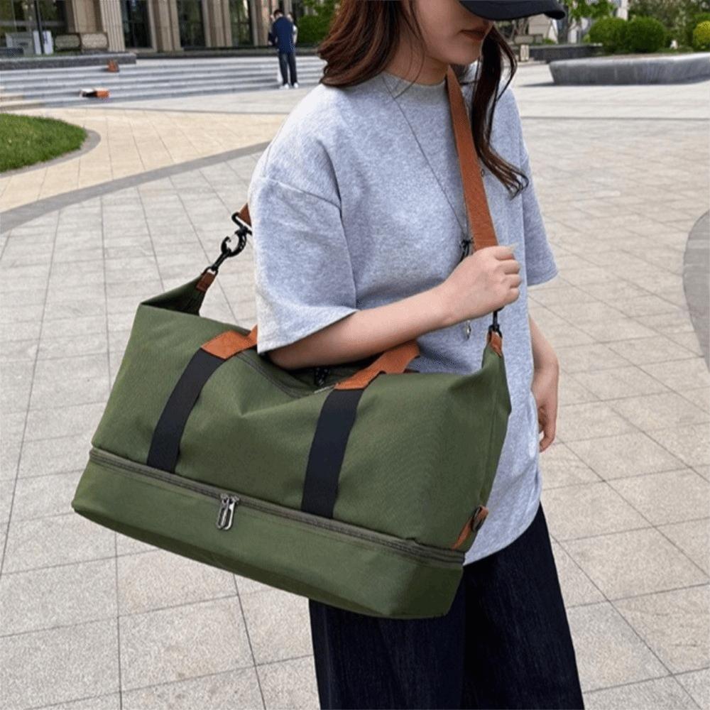 Waterproof Hand Luggage Handbag Multifunctional Pull-rod Boarding Bag Streetwear