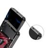 For Samsung Galaxy Z Flip 3 4 5 Hard Black Folding PC Phone Case Blue Red JDM Sport Car Luxury For Samsung Z Flip3 Back Cover