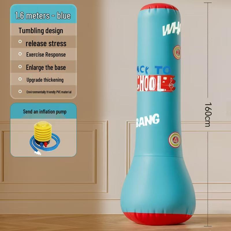 Aufblasbarer Boxsack: Kinderspielzeug für Fitness, Training und intellektuelle Entwicklung
