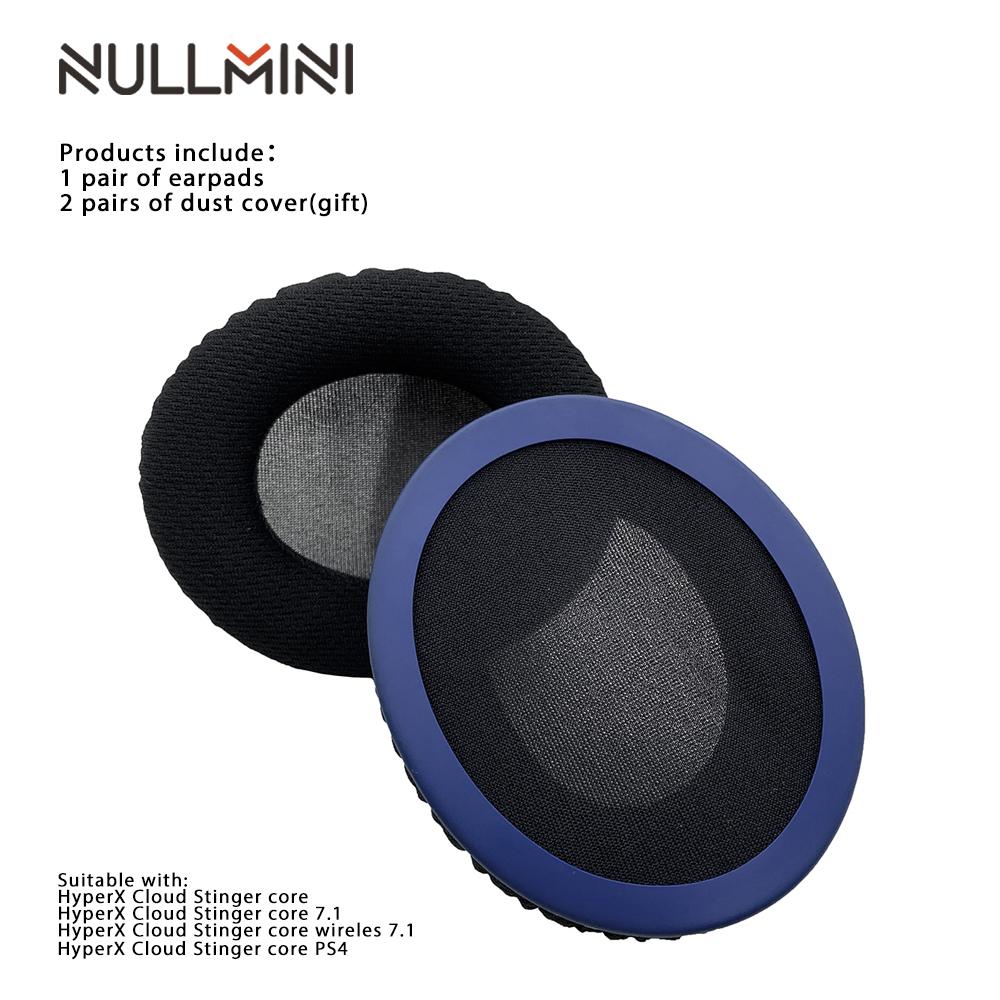NullMini Replacement Earpads for HyperX Cloud Stinger Core Headphones Sleeve Earphone Earmuff Headset синий
