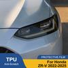 Smoke Black Car Headlight Protective Film for Honda ZR-V 2026-2026 Pre Cut TPU PPF Anti-Scratch High-Gloss Vinyl Wrap Film